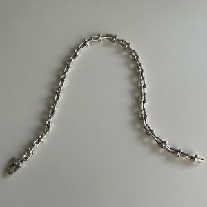 Tiffany Hardware micro link bracelet silver